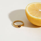 Anillo Apple Leaf Love Core | Dorado