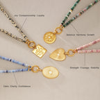 Collares Amuletos de la Naturaleza | Dorado