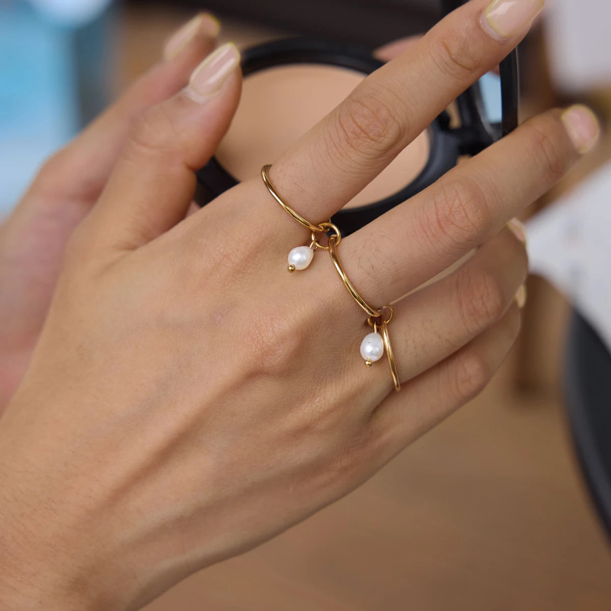 Anillos Apilables Aros | Dorado