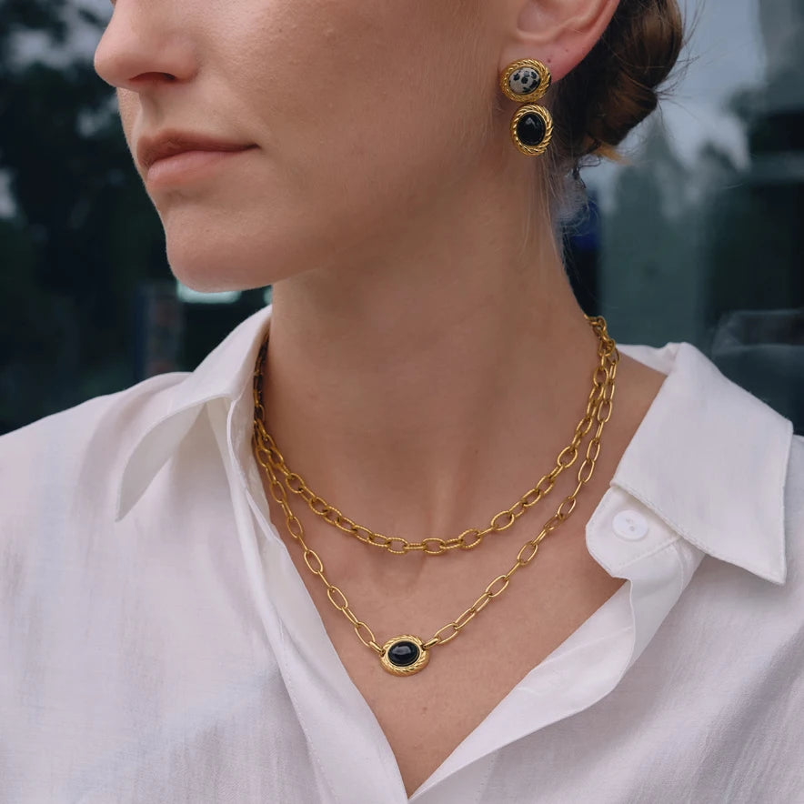 Collares Ecos del Caos y de la Calma | Dorado