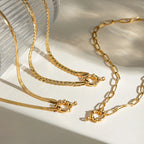 Collar Fino Cadena | Dorado