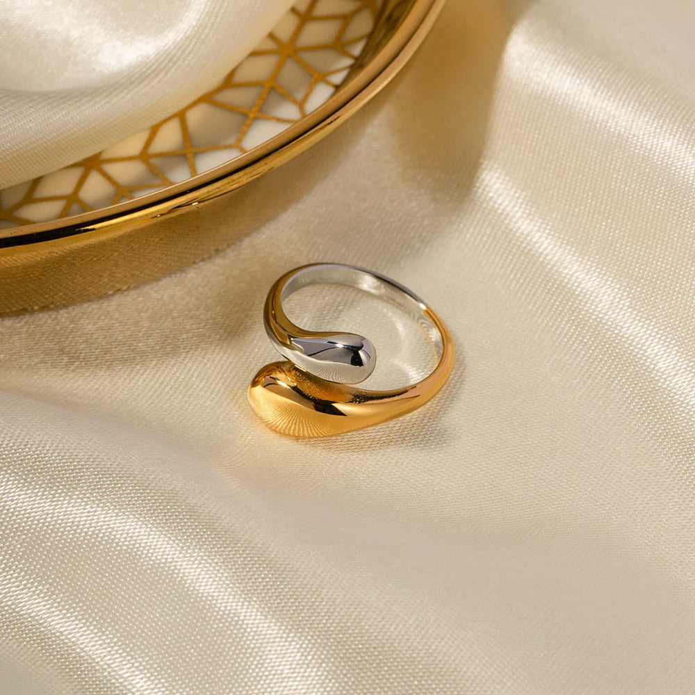 Anillo Chunky Ida y Vuelta | Bicolor