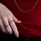 Anillo Espiral Infinita | Bicolor