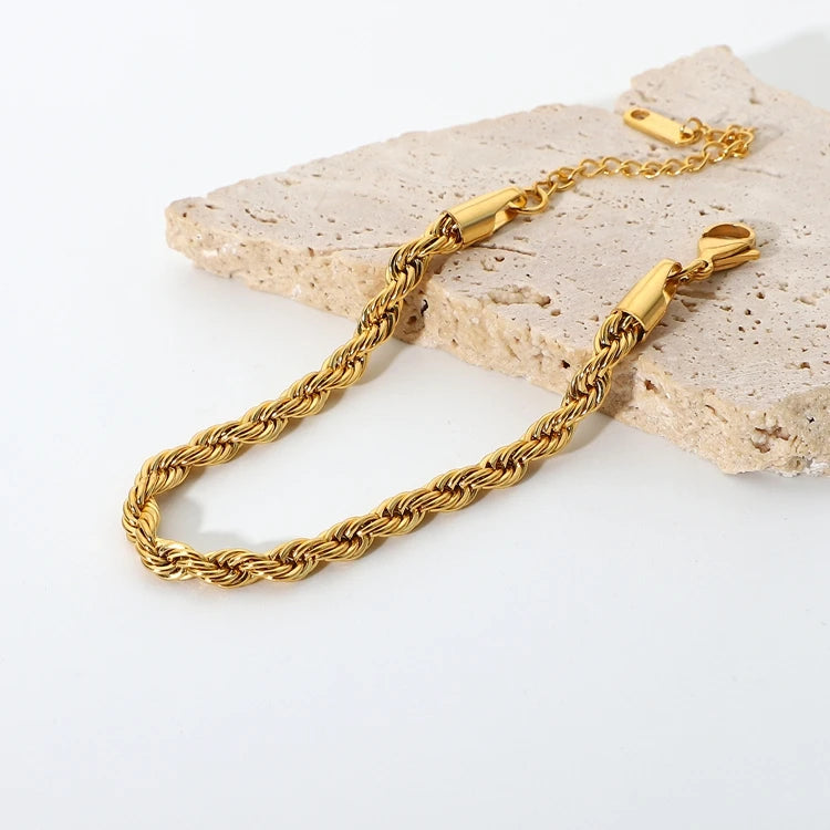 Pulsera Entorchada Clasica | Dorado