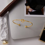 Brazalete Nudo | Dorado