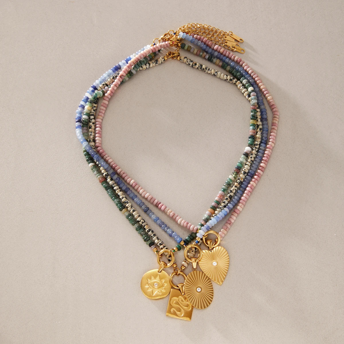 Collares Amuletos de la Naturaleza | Dorado