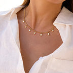 Collar Puntos De Luz Múltiple | Dorado