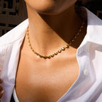 Collar Corazones Gu.cci Pequeña | Dorado