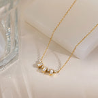 Collar Sinfonía de Cristales | Dorado
