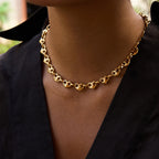 Collar Corazones Gu.cci | Dorado