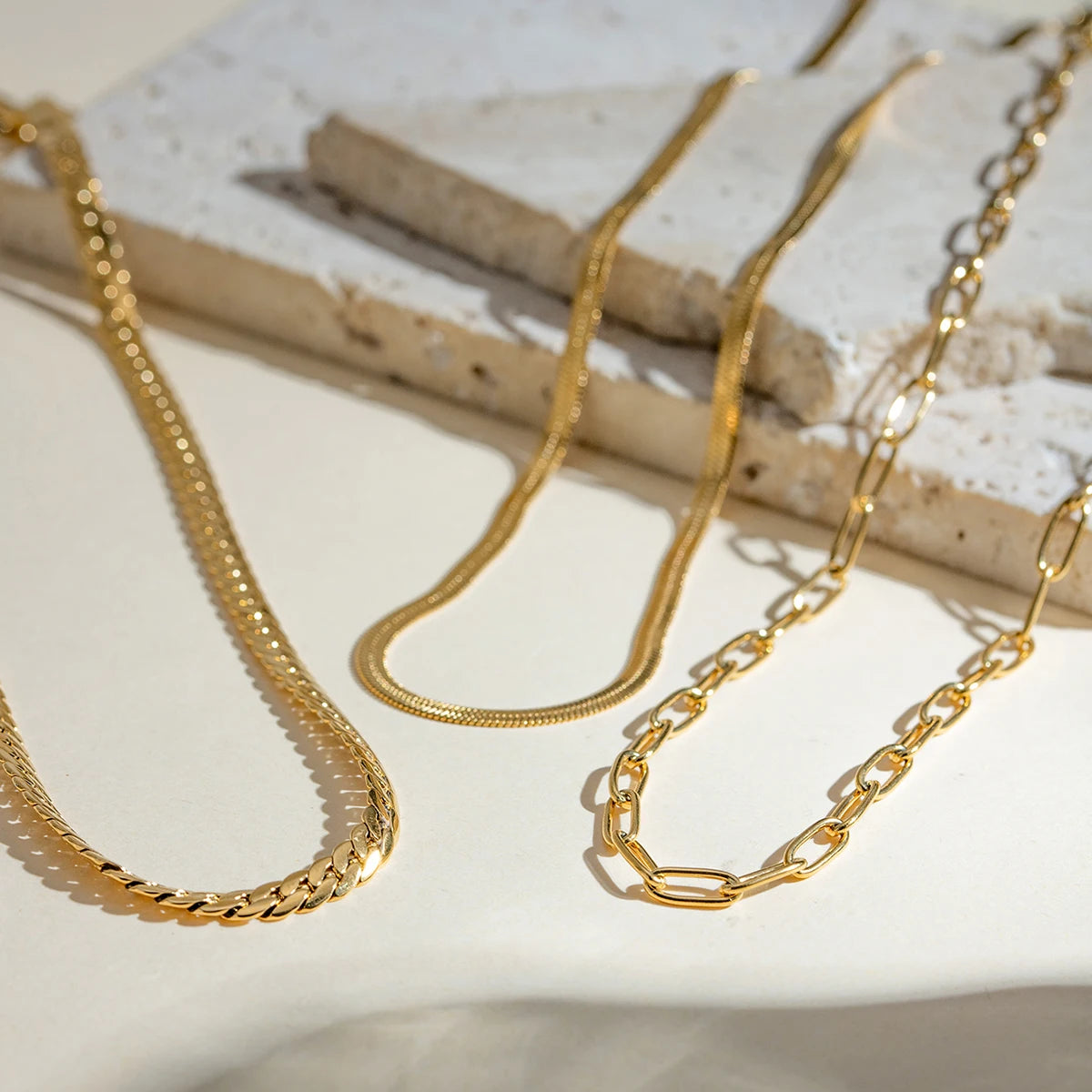 Collar Fino Cadena | Dorado