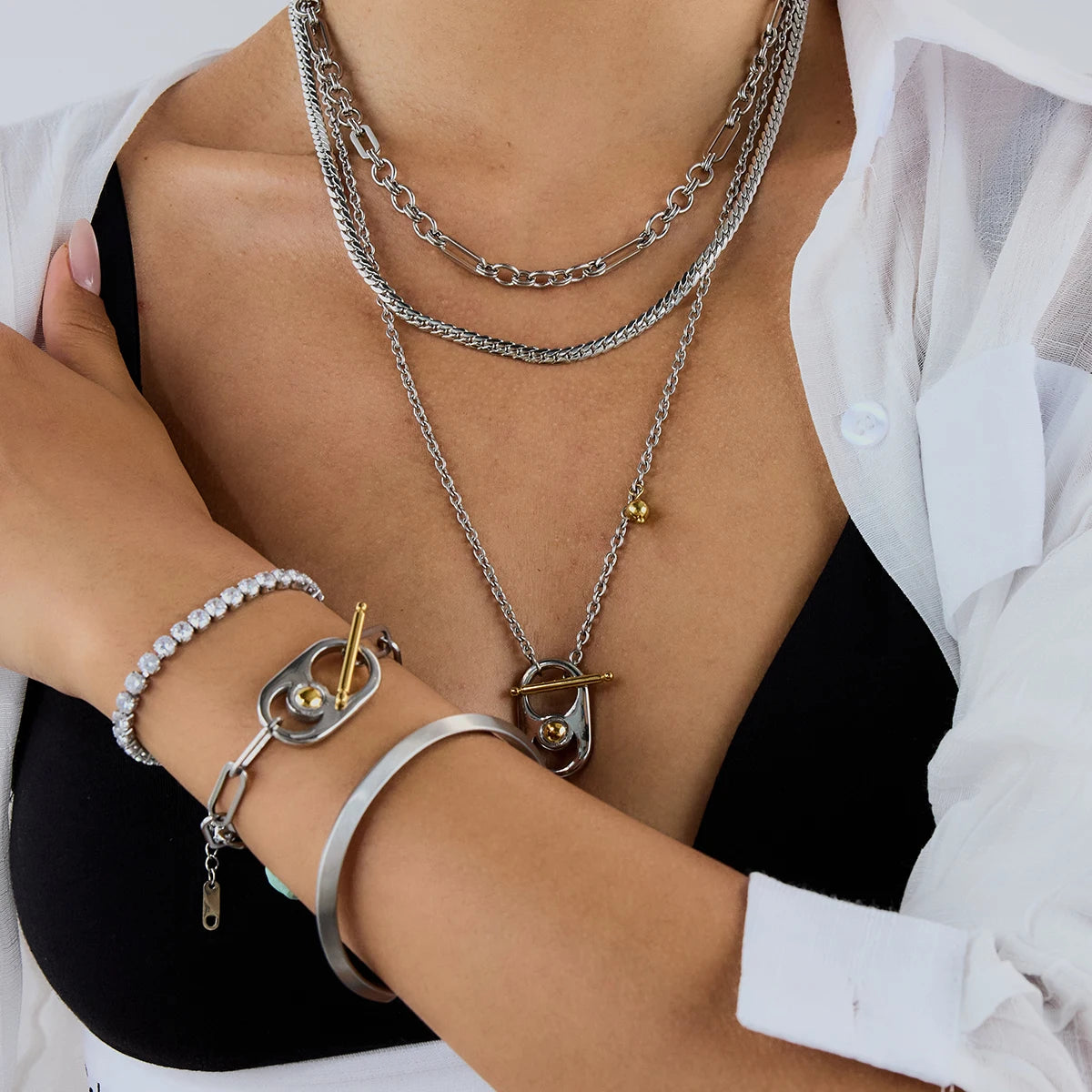 Collar Fino Cadena | Plateado