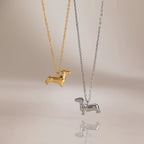 Collar Fidelidad Perrito | Dorado y Plateado