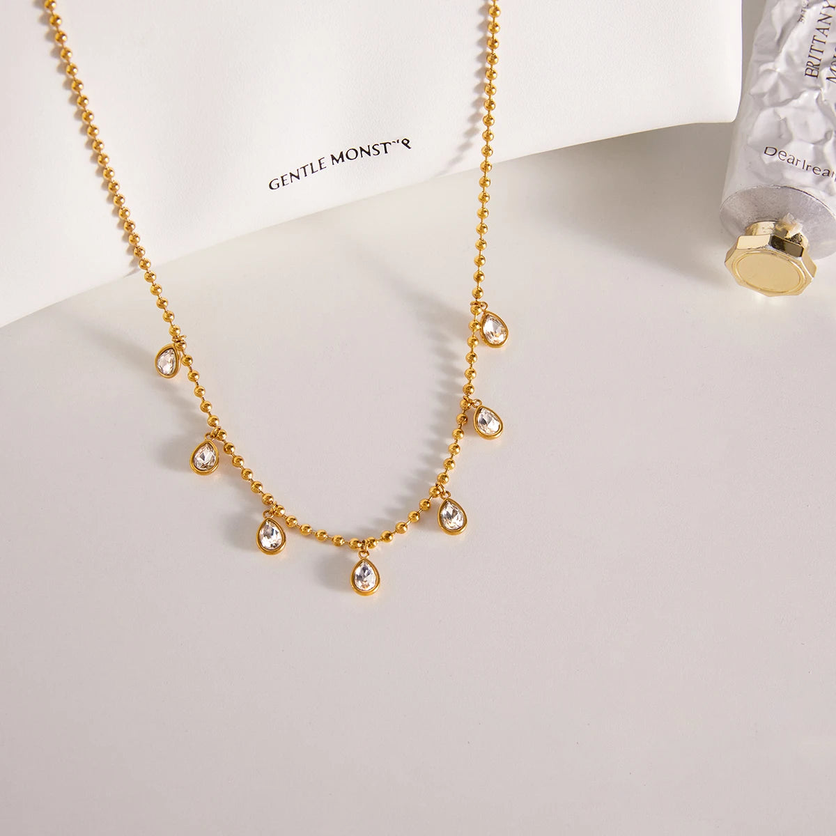 Collar Puntos De Luz Múltiple | Dorado