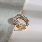 Anillo Espiral Infinita | Bicolor