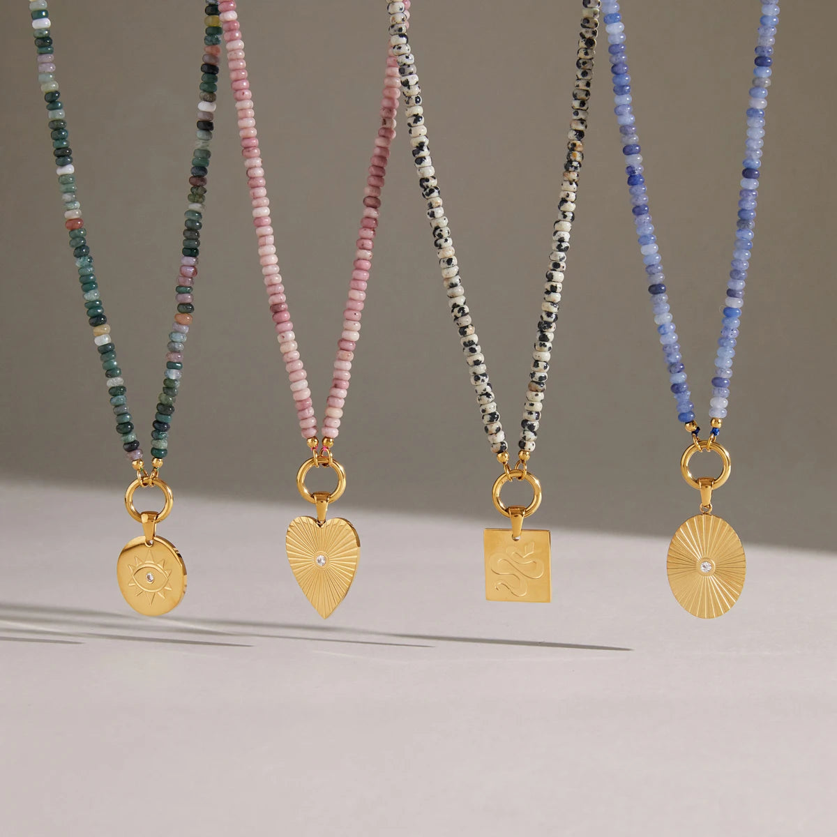 Collares Amuletos de la Naturaleza | Dorado