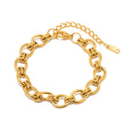Pulsera De Estilo Clasico Con Detalles De Nudo Metalico | Dorado