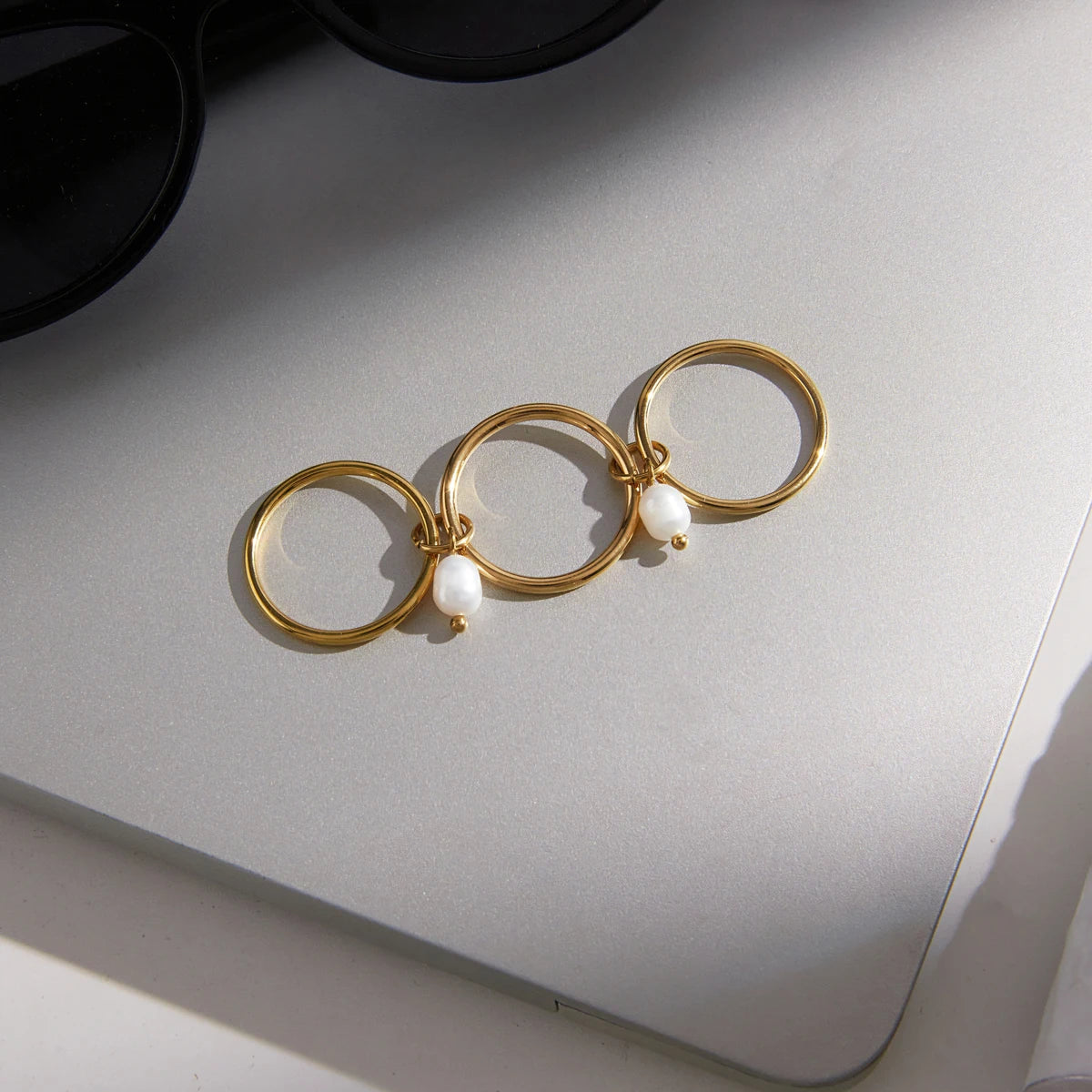 Anillos Apilables Aros | Dorado