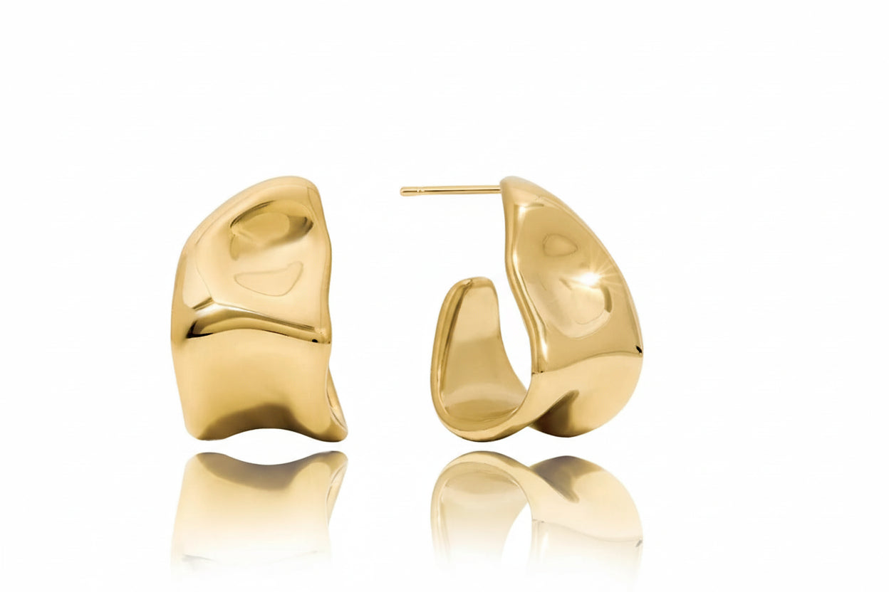 Zarcillos Chunkys Clasicos | Dorado y Plateado
