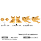 Set Animal | 3 Piezas | Dorado