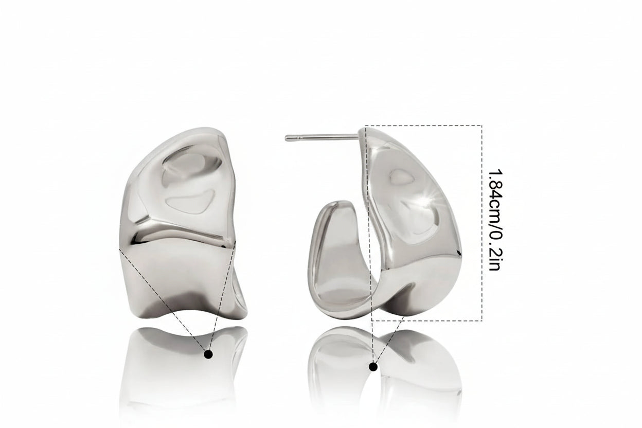 Zarcillos Chunkys Clasicos | Dorado y Plateado