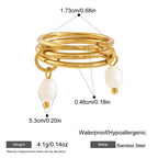 Anillos Apilables Aros | Dorado